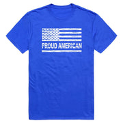 America Tees Proud American, Royal - size S