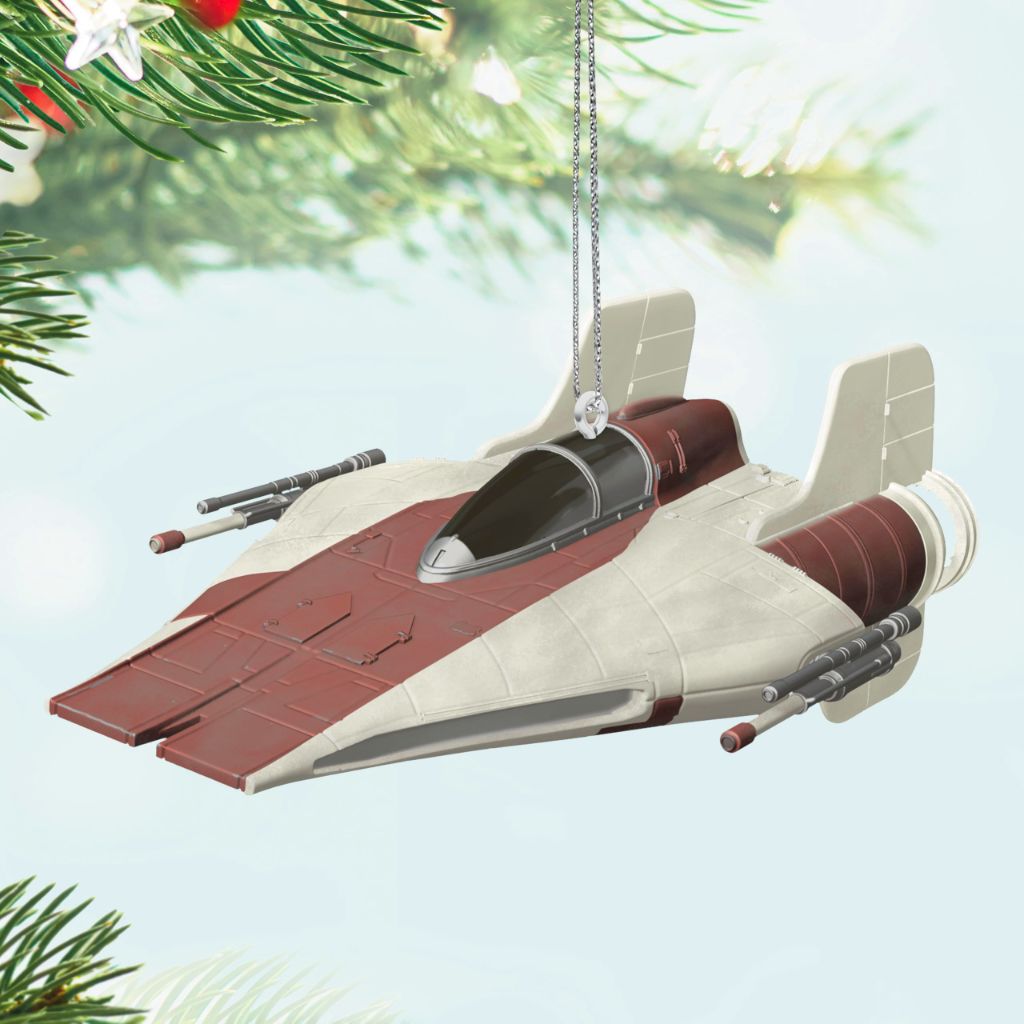 Hallmark Keepsake Christmas Ornament, Star Wars: Return of the Jedi A-Wing Fighter, Gifts for Star Wars Fans