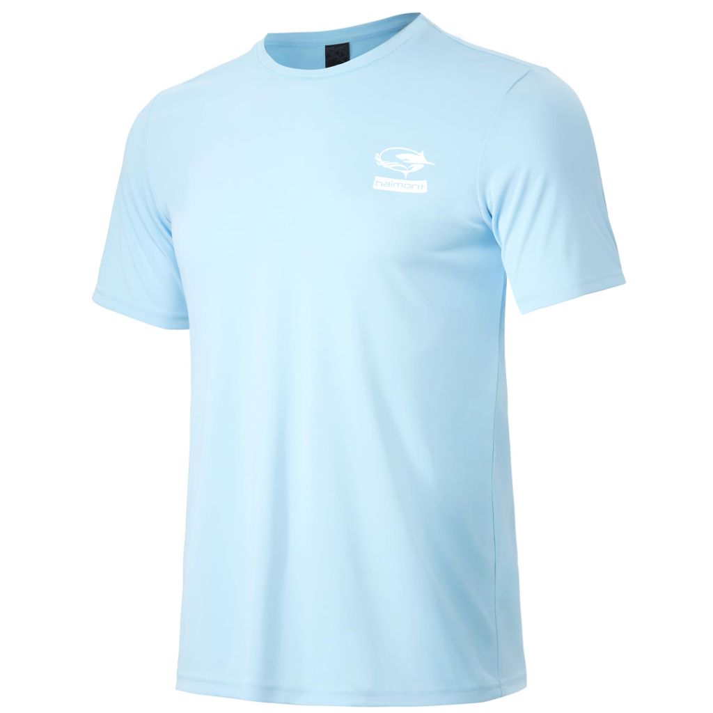 Haimont Men's Moisture Wicking Dry Fit T-shirt, Light Blue, S