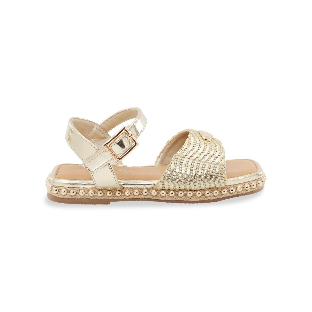 BCBG Girls ELSA Sandal, GOLD - Size 3