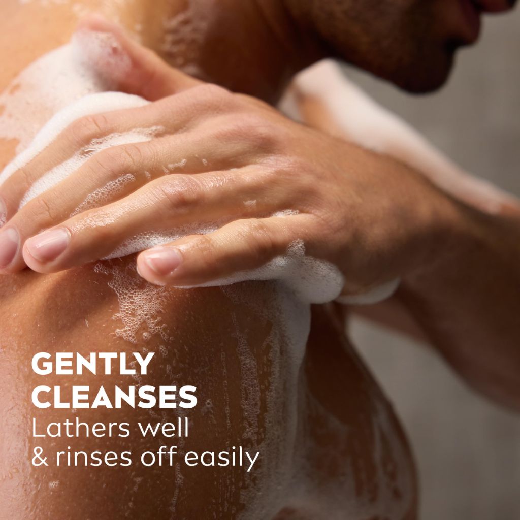 NIVEA MEN Sensitive Body Wash with Bamboo Extract, 16.9 Fl Oz Bottle, Pack of 3