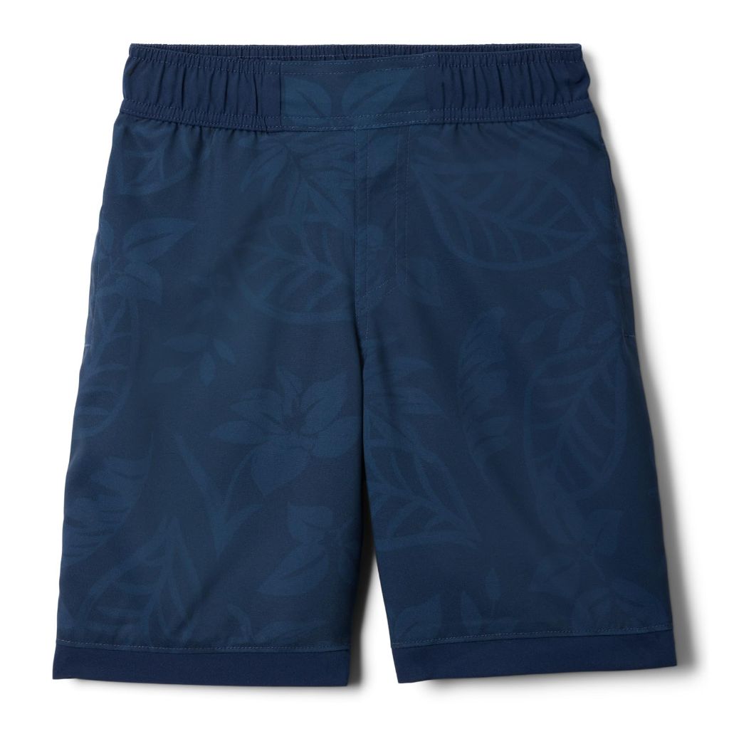 Columbia Toddler Boys Sandy Shores Printed Boardshort, Collegiate Navy Pasteled Tonal, 3T