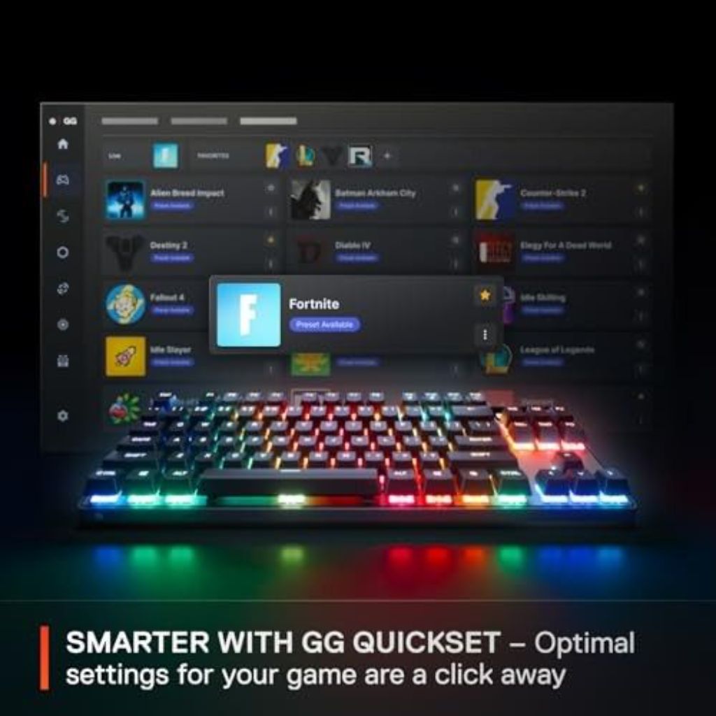 SteelSeries Apex Pro TKL Gen 3 Wireless HyperMagnetic Gaming Keyboard - Black