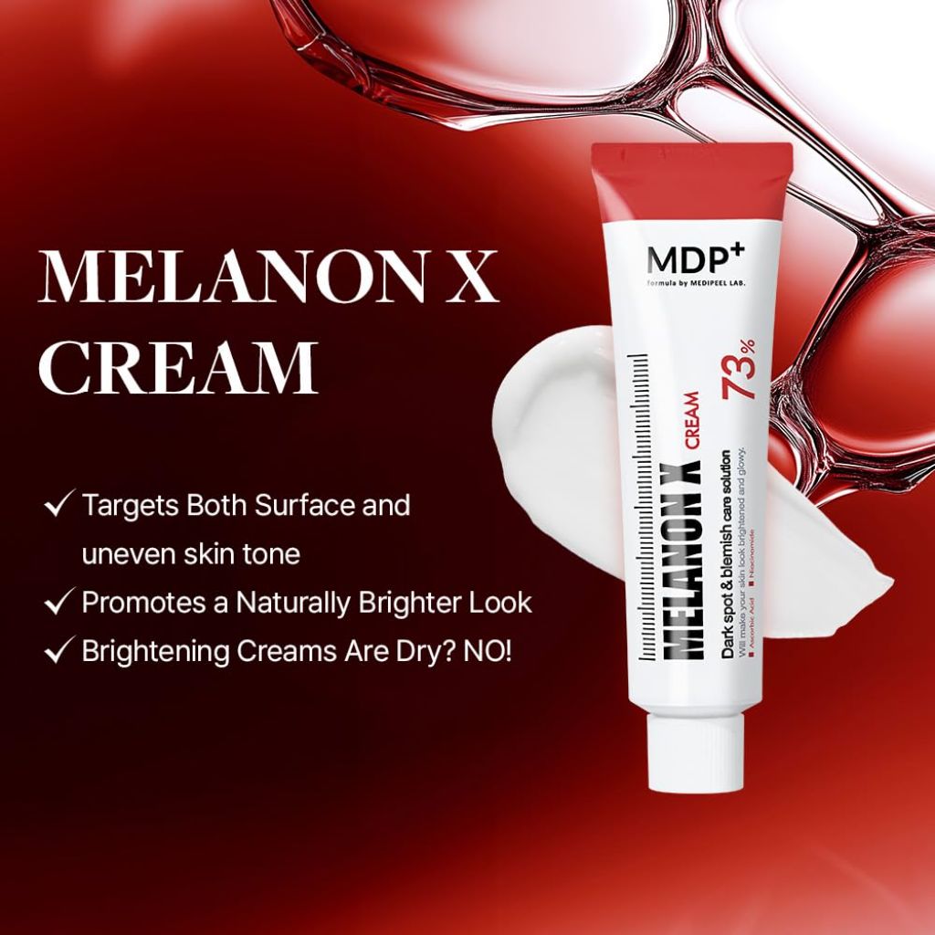 MDP+ Melanon X Cream, Spot Care Cream, Skin Evenness Support - 30g