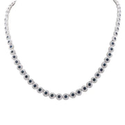 Swarovski Una Angelic Rhodium-Plated Crystal Tennis Necklace (5733402)