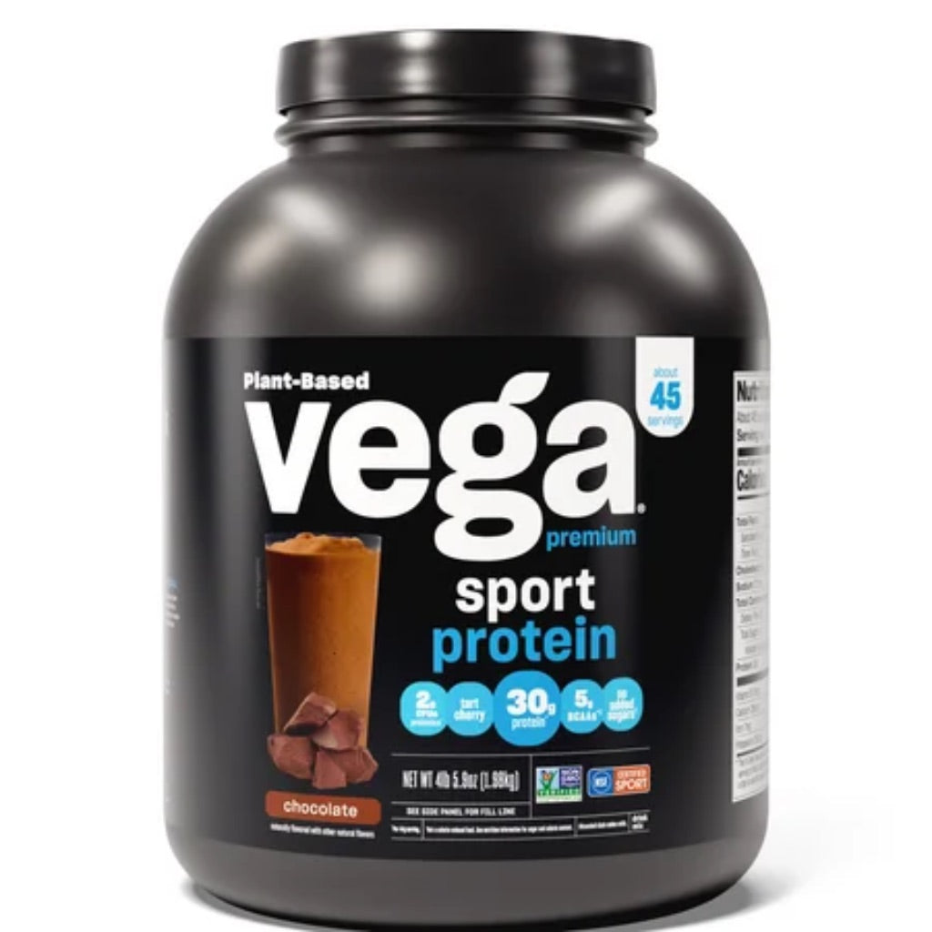 Vega Premium Sport Protein Powder, 4lb 5.9oz (45 svgs) - Chocolate