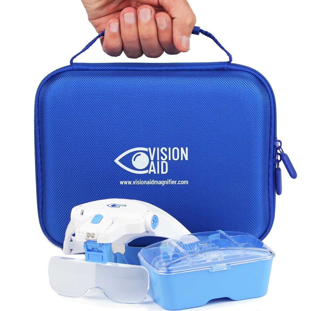 Vision Aid Magnifying Glasses with LED Light