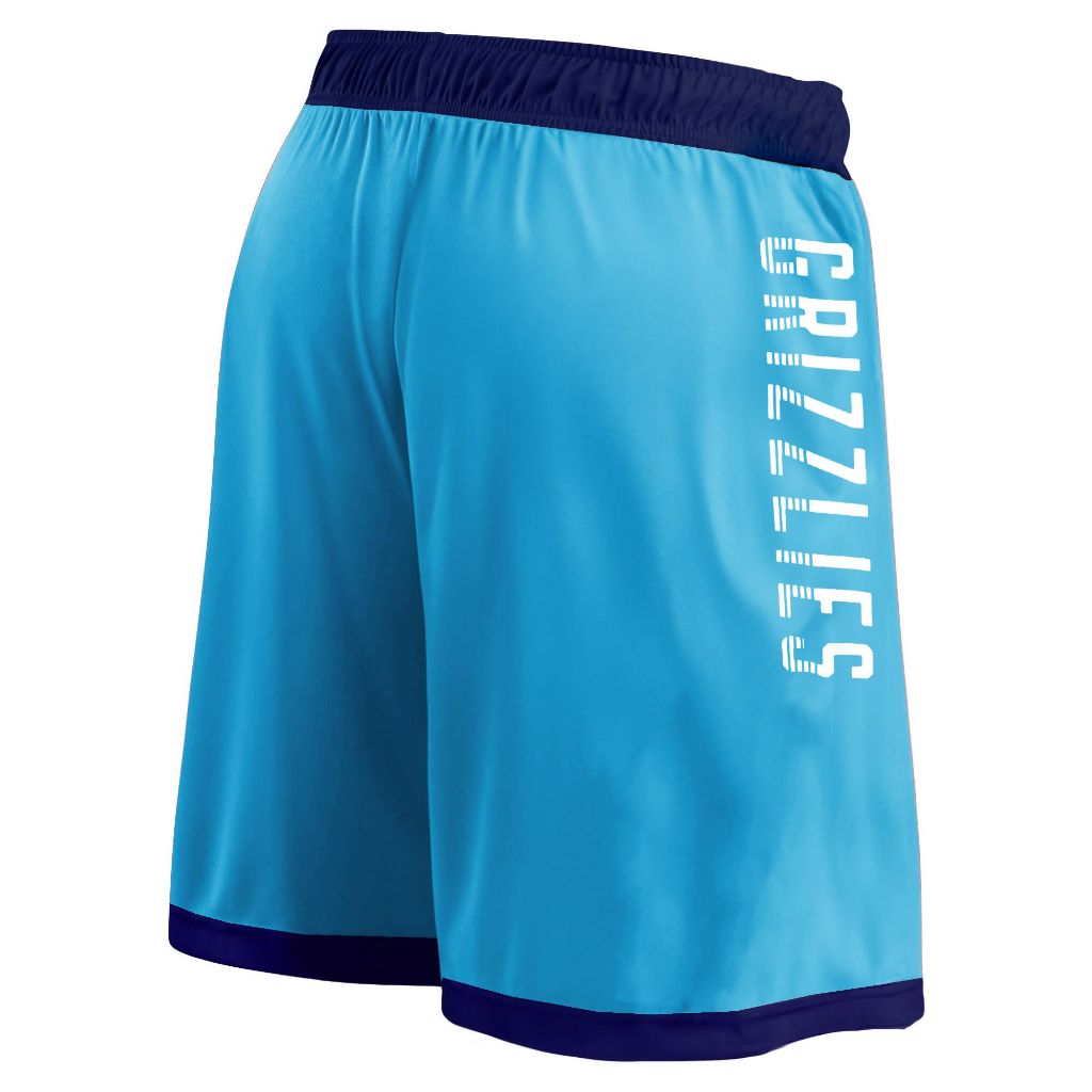 SZ XL18/20 NBA Youth 8-20 Official Trouble on the Court Performance Shorts ( Memphis Grizzlies Blue )