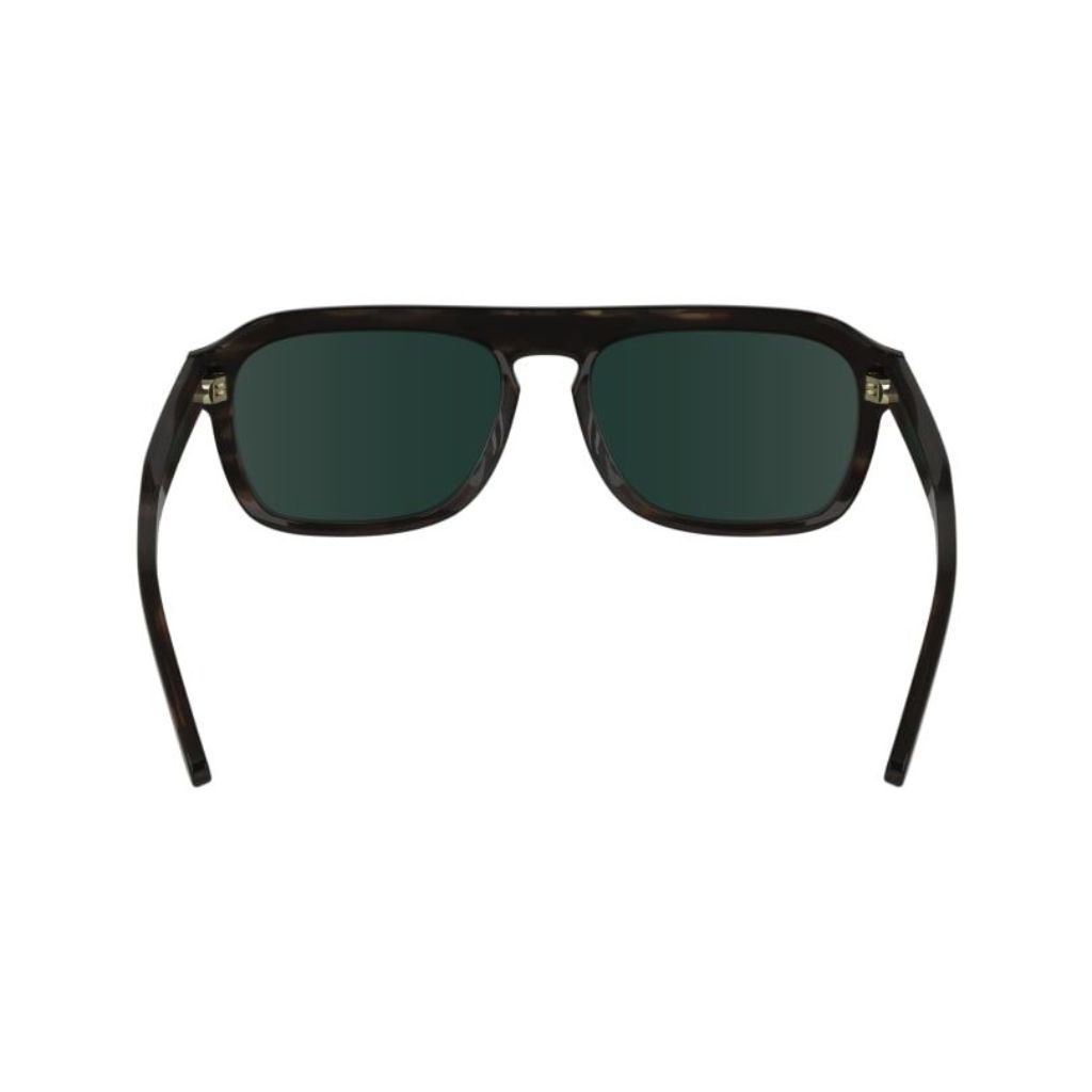 Calvin Klein Men's CK24504S 220 Sunglasses - Acetate Brown Frame/Green Lens