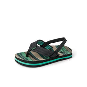 REEF Toddler/Little Kid Ahi Beach Flip Flop, Soft Cushion Footbed, Water Friendly, Backstrap, Blanket Stripe, 3