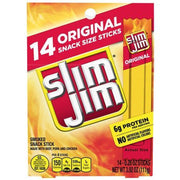Slim Jim Snack-Sized Smoked Meat Stick, Original Flavor, .28 Oz. 14-Count
