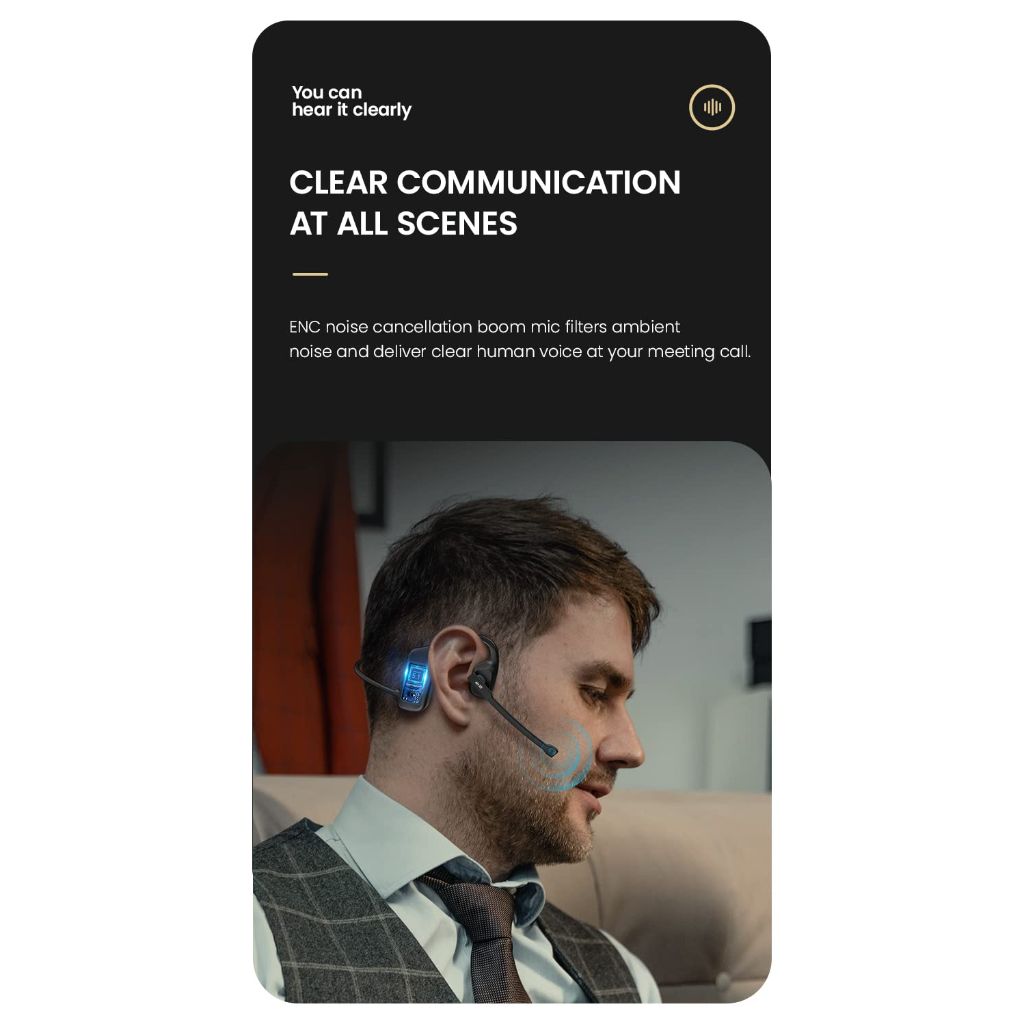 Open Ear - Bone Conduction Wireless Headphones