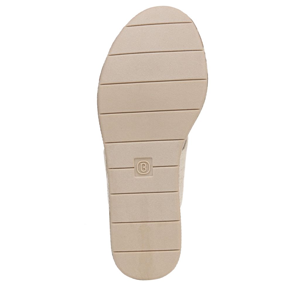 SZ 7.5W, BZees Women's Bloom Flip-Flop Natural Stretch Linen