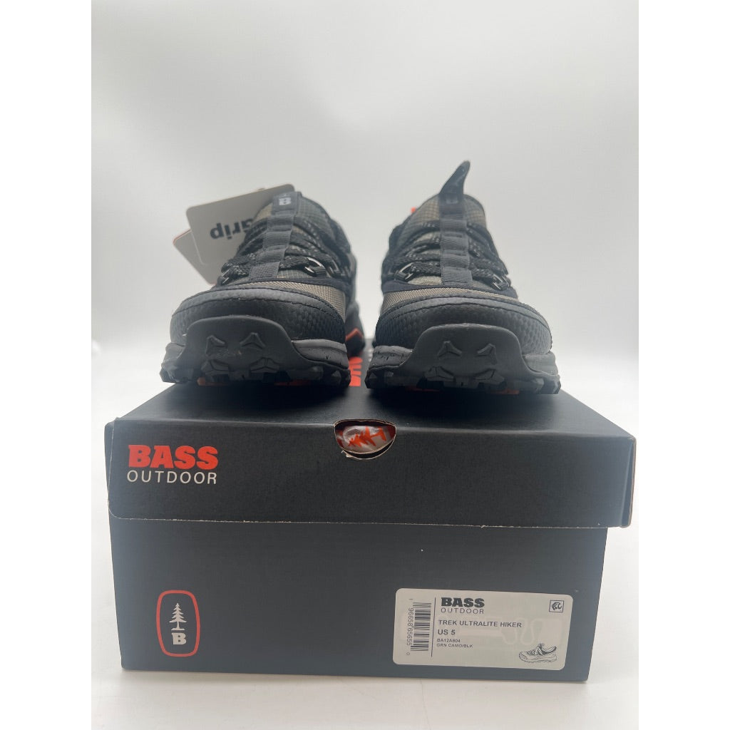 G.H. Bass Women's Trek Ultralite Low-Top Hiker Boots, Size 5, Green Camo/Black