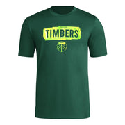 Adidas Men's Portland Timbers MLS Short Sleeve T-Shirt, Green, X-Small