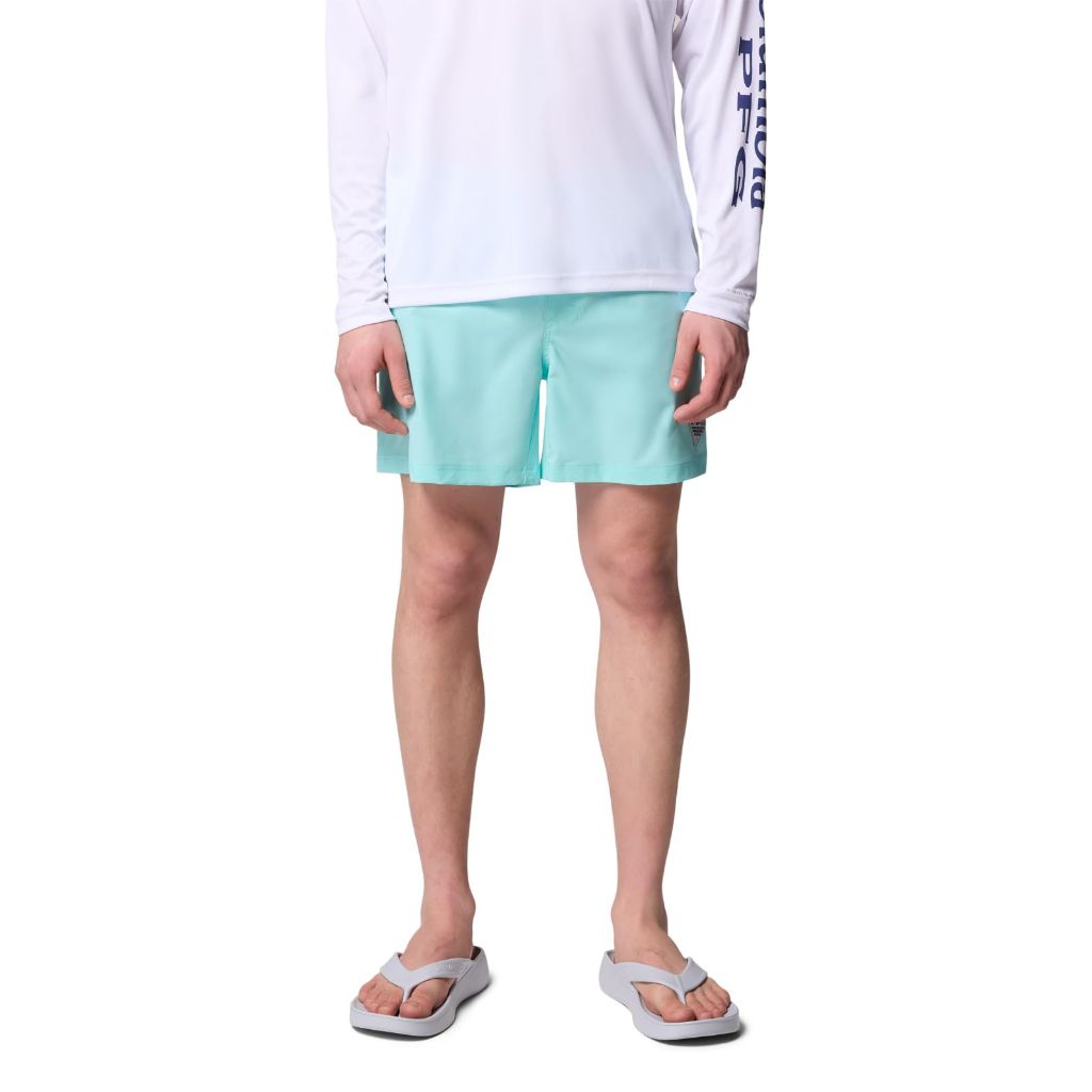 Columbia Men's PFG Rambler Lined Short, Gulf Stream/Shark, X-Small x 6