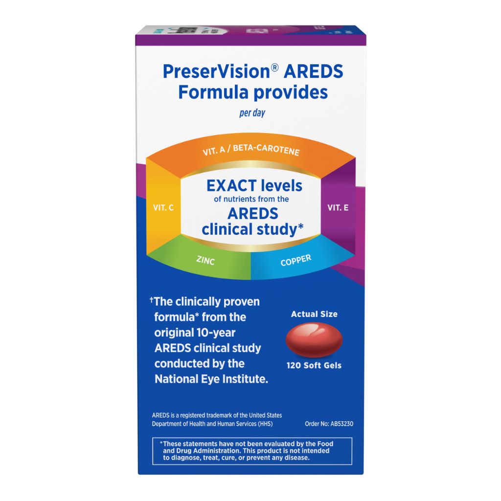 PreserVision AREDS Eye Vitamins, 120 Softgels
