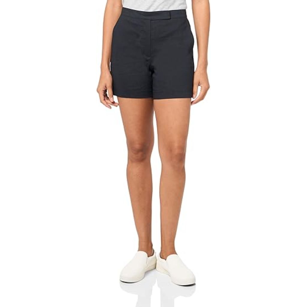 Women's Theory Waist Tab Shorts, Good Crunch, Size 00, Black