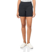 Women's Theory Waist Tab Shorts, Good Crunch, Size 00, Black