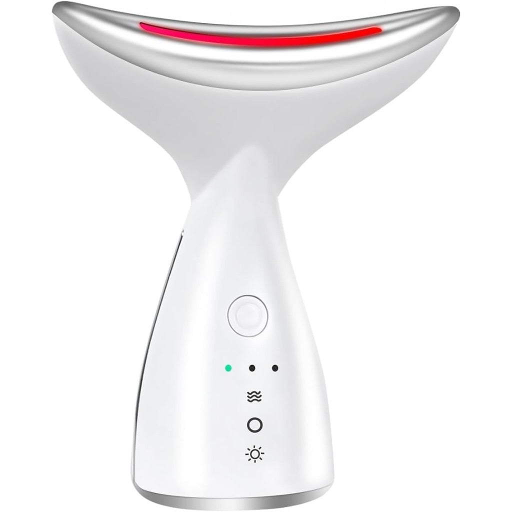 Face Massager for Face Neck Red Light Therapy Device 45℃ Heated Firming Wrinkle Removal Facial Massager 3 in 1