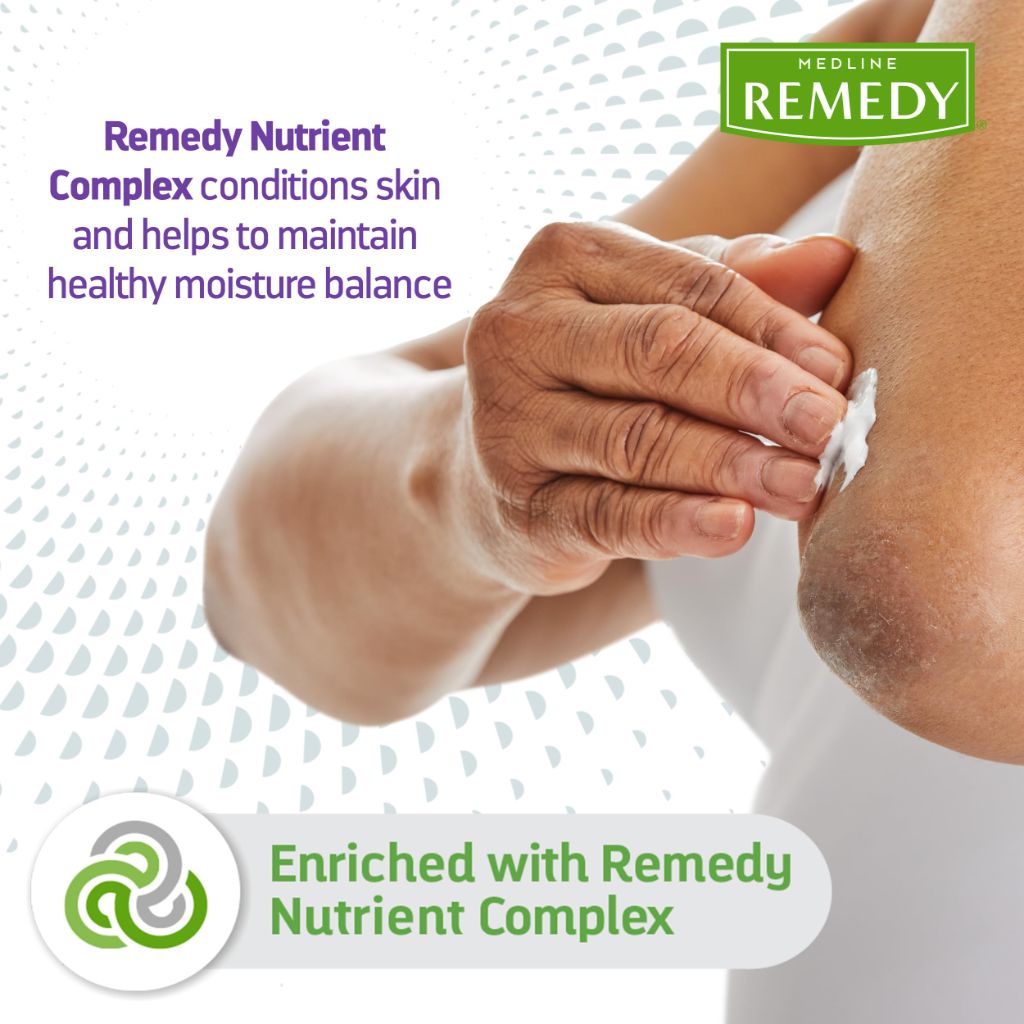 Medline Remedy Clinical Skin Cream, Vanilla Scent (4 fl oz)