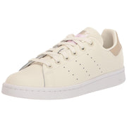 adidas Originals Women's Stan Smith W Sneakers - Off White/Wonder Beige/Silver Metallic, Size 10