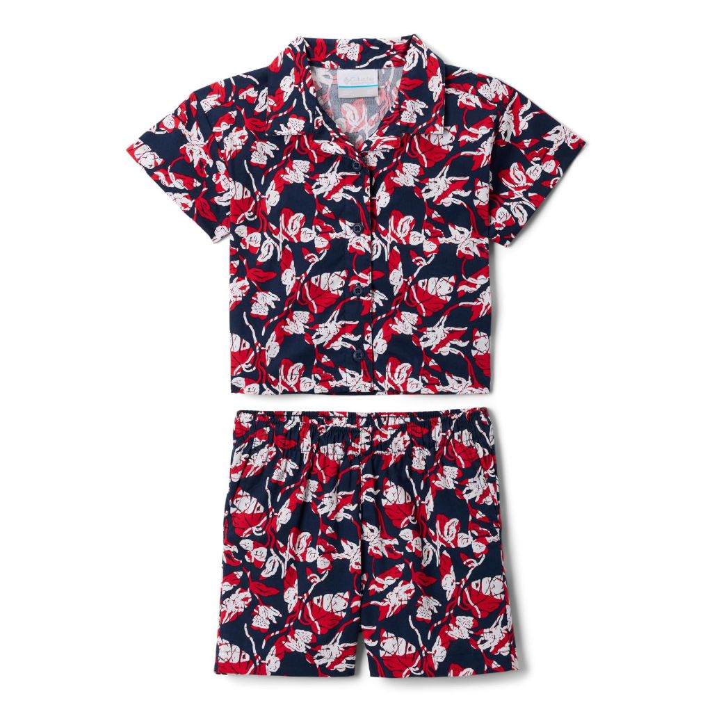 Columbia Toddler Unisex Rapid Rivers Set, Collegiate Navy Vined, 2T