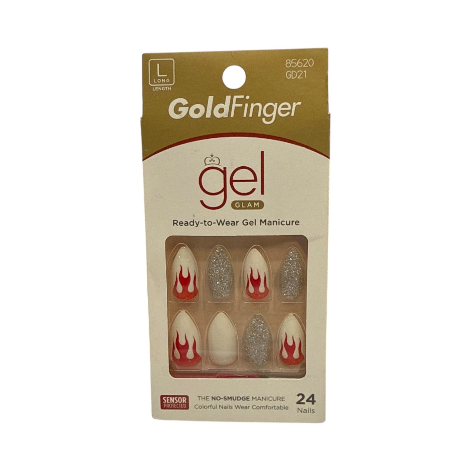 GoldFinger Gel Glam Design Nail (GD21)