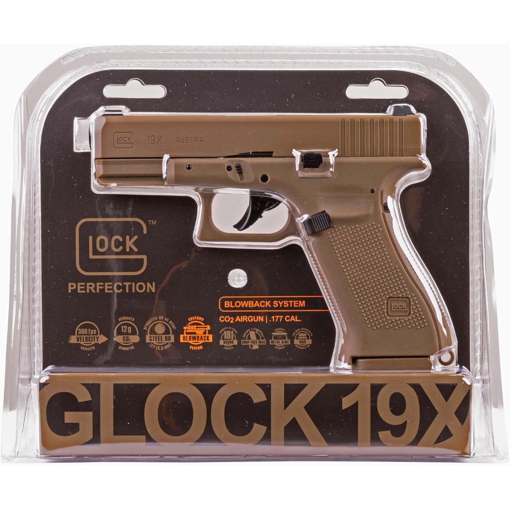 Umarex Glock 19x Gen5 Air Pistol - Coyote