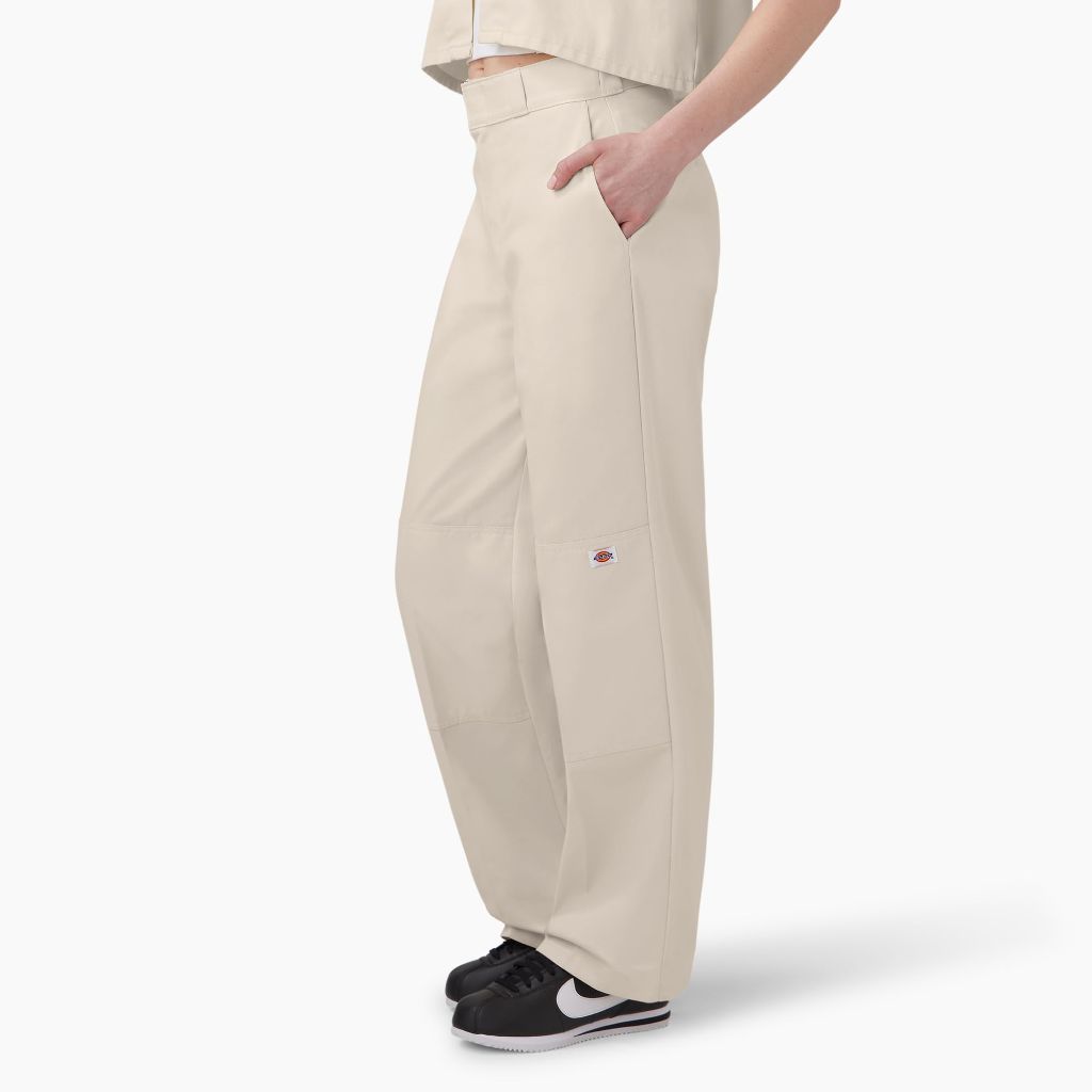 Dickies Women's Double Knee Work Slacks - Cream, Size 25 XRG