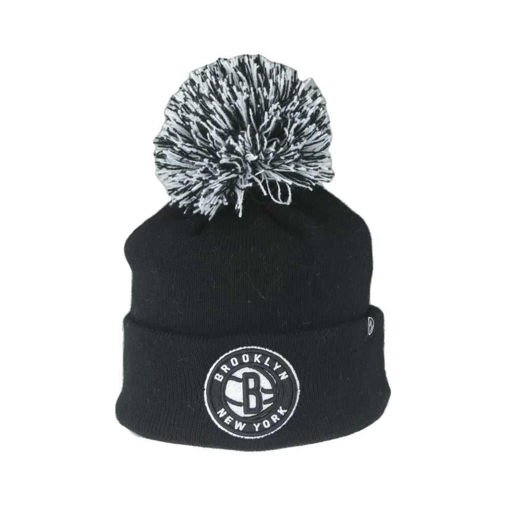 Brooklyn Nets NBA Officially Licensed Youth Beanie Pom Icon Team Color
