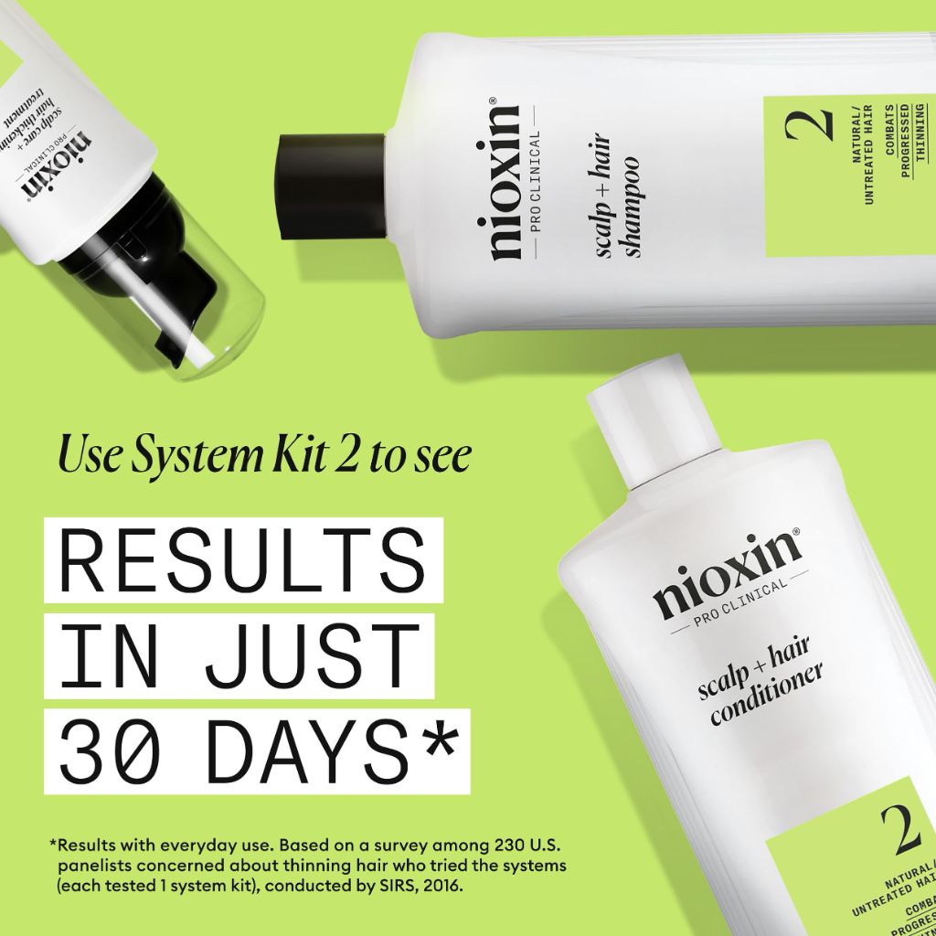Nioxin Scalp + Hair Thickening System 2 Shampoo | 33.8 Fl oz.
