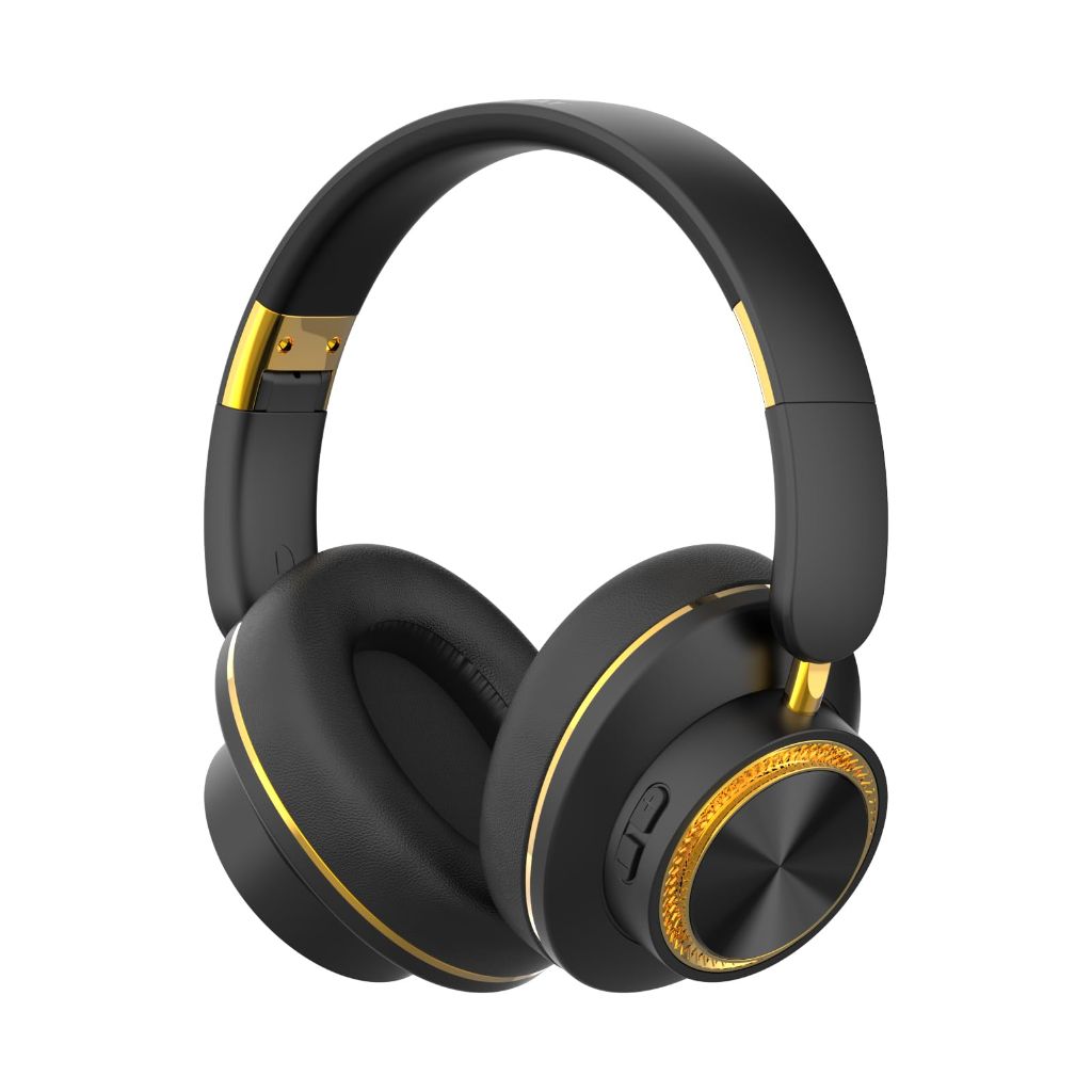 KUUCAT H8 Wireless Active Noise Cancelling Headphones,120H Playtime (Black)