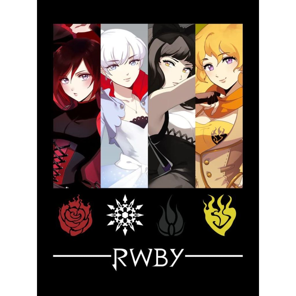SZ L, Bioworld RWBY Character Group Black Graphic Tee