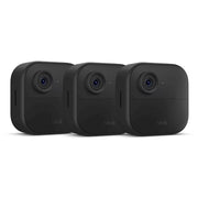 Blink Outdoor 4 Wire-Free Battery Powered Smart Security 3 Camera System, Black
