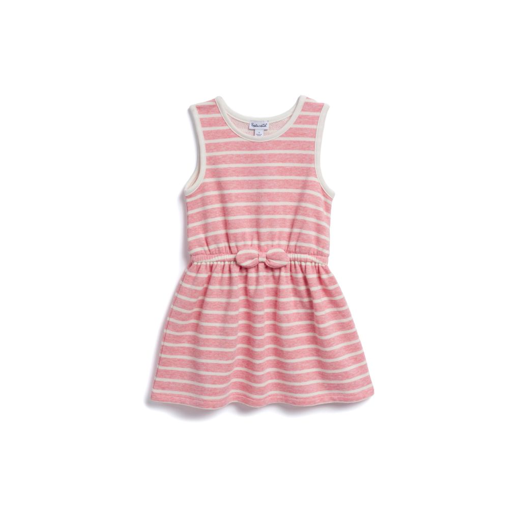Splendid Kids Girls Boardwalk Stripe Tank Dress, Shell Stripe, 6