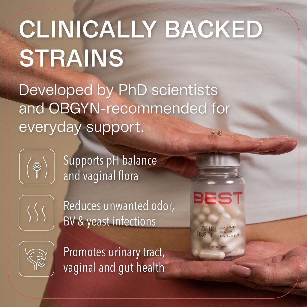Best - Vaginal Probiotics for Women Cranberry Blend - 30 Capsules