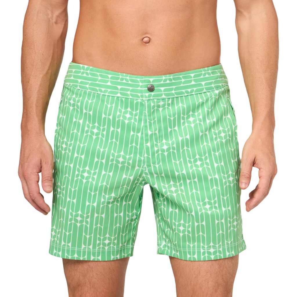 Mr. Turk Honolulu Board Short, Size 38 - Green