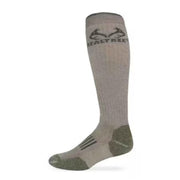 SZ 9-13 RealTree 9806 Heavyweight Merino Wool Tall All Season Boot Socks  Tan/Olive