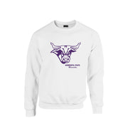 SZ L Minnesota State University Makato College 50/50 Crewneck Sweatshirt, White