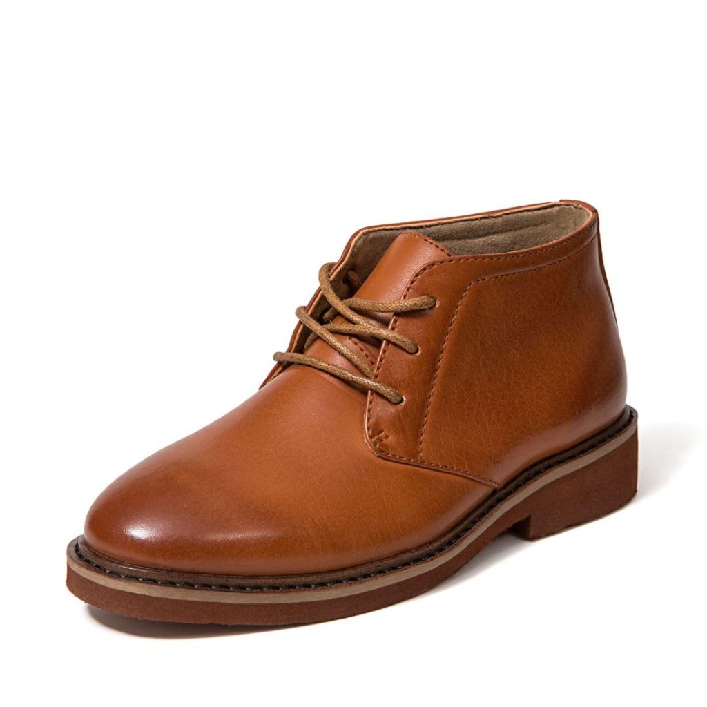 Deer Stags Boys' Ballard Dress Comfort Chukka Boot/Luggage - size 1