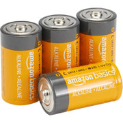 Amazon Basics 1.5V Alkaline Batteries - C-Cell - 4 Pack