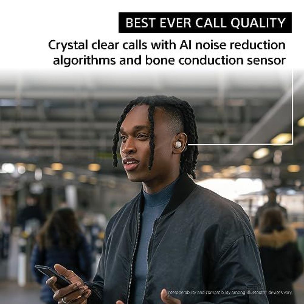 Sony WF-1000XM5 the Best Truly Wireless Bluetooth Noise Canceling Earbuds Headphones with Alexa Built in - Silver