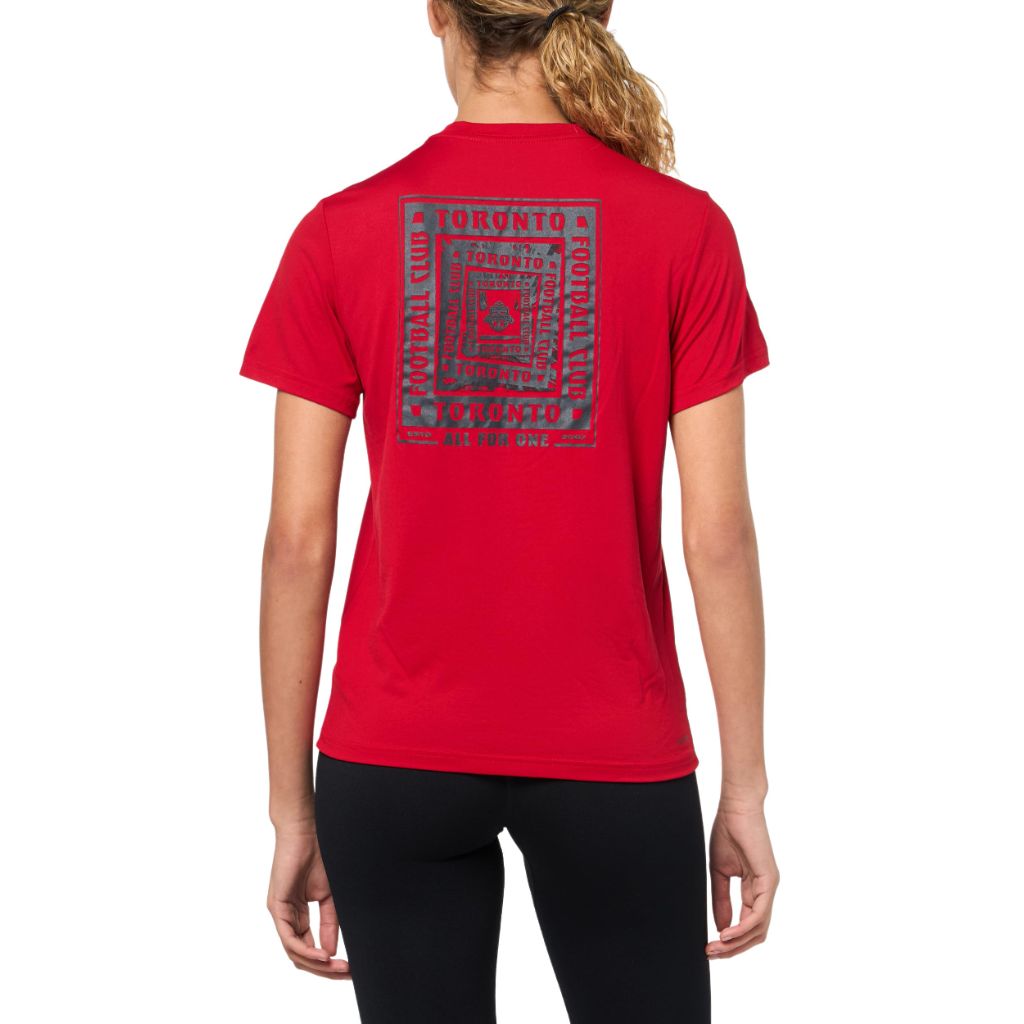 Adidas Womens Toronto FC Pre-Game Short Sleeve Soccer T-Shirt,Team Power Red/Toronto Fc,XX-Large