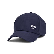 Under Armour Men's Iso-Chill ArmourVent Adjustable Hat, Midnight Navy / Halo Gray, One Size Fits Most