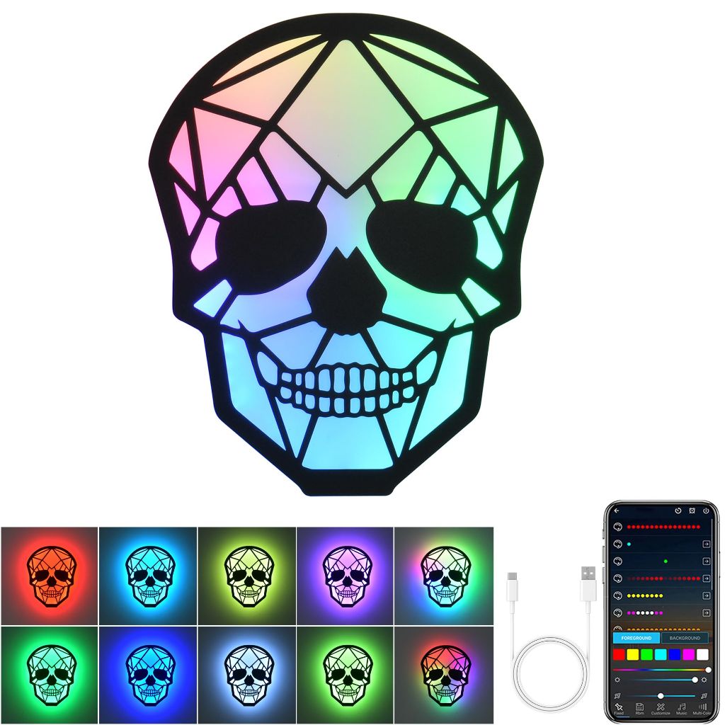 Modxian Rechargeable RGB Wall Lights with APP Control