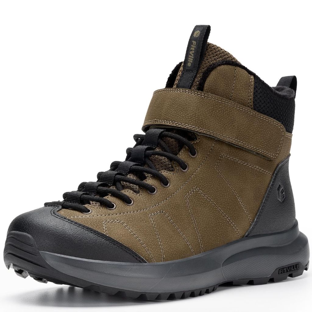 FitVille Wide Winter Boots for Men Extra Wide, Men's 10W