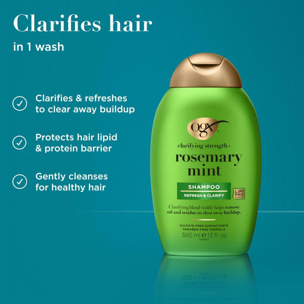 OGX Clarifying Strength + Rosemary Mint Shampoo, 13 fl. oz