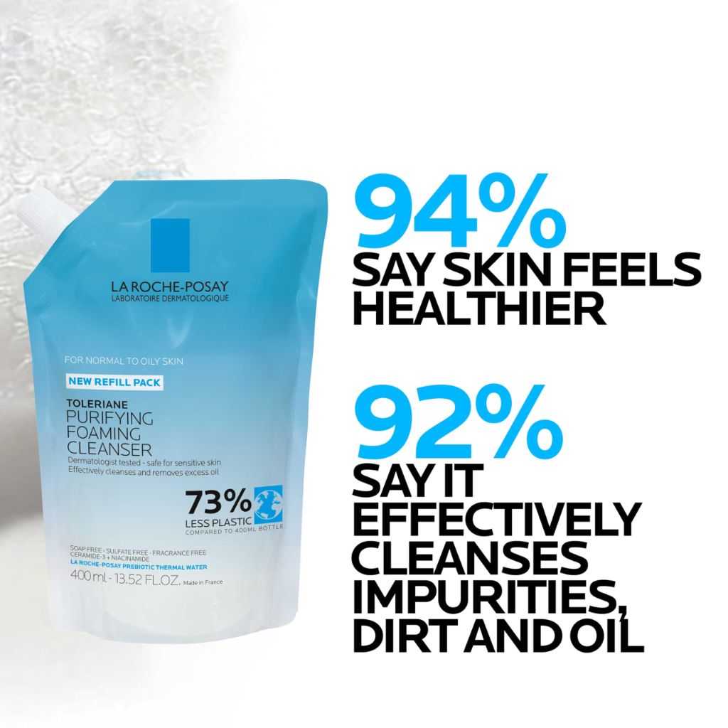 La Roche-Posay Toleriane Purifying Foaming Facial Cleanser | 13.52fl oz