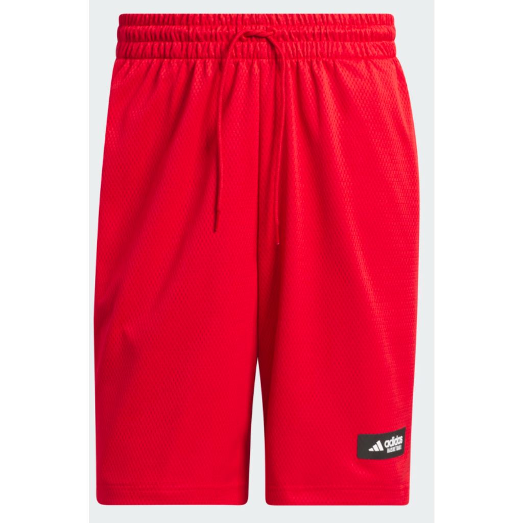 adidas Men's Legends 5" Basketball Shorts - Better Scarlet, XS